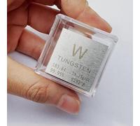 HOMOSTARRY Cubo De Tungsteno De 1 Pulgada, Elemento De Densidad De Metal, 99.95% Pureza, Herramienta De Enseñanza, Regalos Para Estudiantes, Profesores, Amantes De La Química, Colección De Pasatiempos