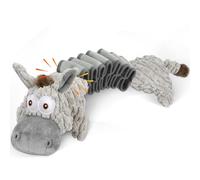 Homounter Juguetes chirriantes para perros grandes, diseño de animales de peluche con papel arrugado, juguetes masticables para perros pequeños, medianos y grandes
