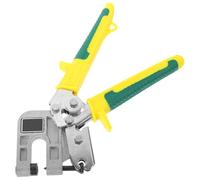 Homoyoyo 1 Alicate de Acero para Abrazaderas de Metal Boca Plana, Crimpadora Mano para Fijación de Pernos en Techos, Herramienta Portátil para Instalación de Paneles