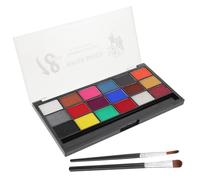 Homoyoyo 1 Caja Pintura Facial y Corporal Acuarelable Colores de Maquillaje Seguro para Fácil Aplicación y Lavado para Fiestas Cosplay y Vacaciones