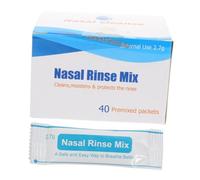 Homoyoyo 1 caja Sobres de Sal para Lavado Nasal Instantáneo Sal Marina Fina Protector y Limpiador de Cavidad Nasal Caja para Cuidado Diario y Uso Profesional