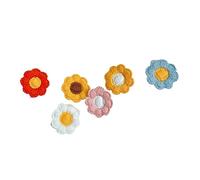 Homoyoyo 1 Juego Broche De Flor Para El Pelo Decoración Horquillas Para Mujer Pinzas Para El Pelo Broche De Fieltro Broche Decorativo Broche De Lana Broche De Flor Para El 6 piezas