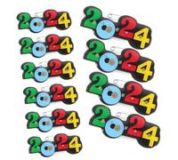 Homoyoyo 1 Juego Insignia Luminosa Digital Iluminar De Joyería Pin De Solapa De Graduación 2024 Favor New Year Broches De Bisuteria Broche Para Mujer Alfileres De Año Nuevo 25 Piezas