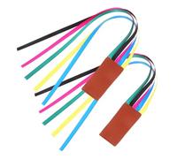 Homoyoyo 1 Juego Marcadores De Páginas De Cinta De Pu De Accesorios Para Libros Elegantes Y Prácticos Marcadores De Libros Y Compactos Para Estudiantes Y Lectores 2 Piezas