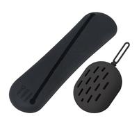 Homoyoyo 1 Juego Organizador de Maquillaje Silicona Estuche de Viaje para Brochas y Esponjas de Maquillaje para Brochas para Esponjas Color Negro para Almacenamiento y Organización de