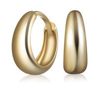 Homoyoyo 1 Par aretes de plata esterlina pendientes de plata moda círculo libra esterlina pendientes de los hombres pendientes de aros para mujer pendientes cuelgan Golden
