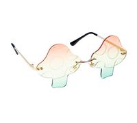 Homoyoyo 1 Par De Gafas De Sol Con Forma De Hongo Para Fiesta Gafas De Sol Con Forma De Corazón Gafas De Sol Redondas Vintage Con Forma De Hongo Gafas De Sol Polarizadas Para Hombre