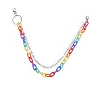 Homoyoyo 1 PC Cadena Para Vaqueros Cinturón Unisex Moda Acrílico Adorno De Cintura Para Hombres Y Mujeres Estilo Casual Cadenas De Pantalones