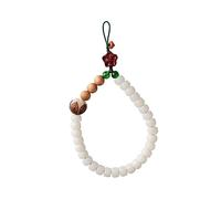 Homoyoyo 1 PC Colgante De Perlas Para Móvil - Llavero Anti-pérdida Con Encantos Amuleto Elegante Para Teléfono Inteligente Decoración Loto Jade