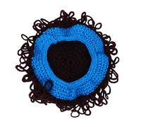 Homoyoyo 1 Pieza gorra de peluca hecha a mano apoyos de la foto de los chica gorro termico beanie sombrero de peluca de fotografía de sombrero hecho a mano para hilo Blue