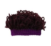 Homoyoyo 1 Pieza Gorra De Peluca Hecha a Mano Sombrero De Peluca Para Divertido Chico Sombrero De Fotografía Para Sombrero Hecho a Mano Para Púrpura Hilo