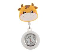 Homoyoyo 1 Pieza Reloj De Bolsillo De Enfermera Reloj Colgante Retráctil Divertido Cronógrafo Retráctil Ver Fob Hipopótamo Colgante Novedad Relojes Fob para Enfermeras Watches Gancho Cuarzo