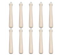 Homoyoyo 10 Llaveros Colgantes Mini Bate de Béisbol de Madera Accesorios para Hacer Pulseras y Joyas Paquete de 10 Piezas para Manualidades y Favores de Fiesta de Béisbol