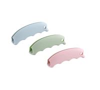 Homoyoyo 10 Mangos De Silicona Antiescaldado Asa De Cesta para Carrito De Compras Accesorio De Ahorro De Trabajo para Llevar Bolsas (Color Aleatorio)
