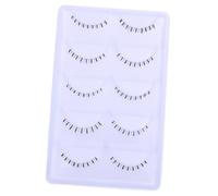 Homoyoyo 10 Pares De Pestañas Postizas Naturales Para Pestañas Inferiores - Estilo Ruso Con Tiras De Fibra Transparente - Ideales Para Un Look Elegante y Natural