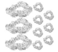 Homoyoyo 10 Piezas Coleteros con Lentejuelas para Mujer y Niñas Bandas Elásticas Brillantes para Fiestas Bodas y Gimnasio Accesorios de Elegantes y Suaves con Diseño Antienredos