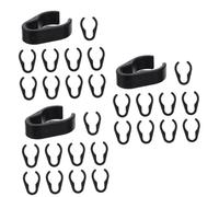 Homoyoyo 10 Piezas De Clips De Micrófono Flexibles y Duraderos - Soporte De Cable De Plástico ABS Para Profesional y KTV - Organizador De Cables Ideal Para Estudio y Presentaciones