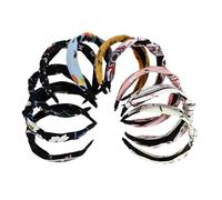 Homoyoyo 10 piezas Diademas de Tela Decorativas y Prácticas para Mujer de Elásticas y Cómodas Accesorios Suaves para Peinados y Cortes de Cabello Femeninos
