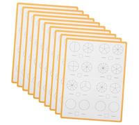 Homoyoyo 10 Piezas Montessori Fracciones Manipulativo De Fracciones Para Matemáticas Aprendizaje De Matemáticas De 3Er Manipulativo De