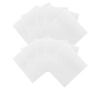Homoyoyo 10 Piezas Notas Adhesivas Transparentes, Marcadores de Página Translúcidos, 7,5x7,5cm, Pp, Autoadhesivas, Acabado Mate, para Libros y Guías de Estudio, Biblioteca y Aula,
