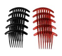 Homoyoyo 10 Piezas Peine Pinza Cabello Peine de Horquilla para Mujer Estilo Luna Elegante 7 Dientes Seguro y Brillante para Bodas y Banquetes