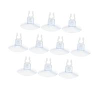 Homoyoyo 10 Piezas Soporte para Tubo de Clip para Tubo de Aerolínea Ventosas para Acuarios 4 MM Material Seguro Fácil Instalación Firme Sujeción para Acuarios y Peceras
