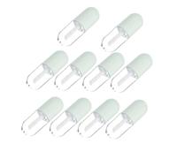 Homoyoyo 10 piezas Tubos Vacíos de Bálsamo Labial Reutilizables Pequeños Contenedores Transparentes para Brillo y Color de Labios para Viaje y DIY