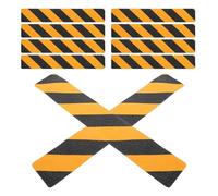 Homoyoyo 10 Unidades cinta de escalera cinta adhesiva para escaleras tiras de paso de alta resistencia tapetes adhesivos antideslizantes al aire libre PVC Yellow