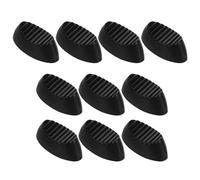 Homoyoyo 10 Unidades Perilla Deslizante de Plástico Negro para Mezclador de Audio, Control de Volumen Excelente, Superficie Suave, Compatible Potenciómetros de 4mm para Consola de Sonido