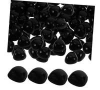 Homoyoyo 100 Piezas Accesorios de Peluche Coser Nariz Juguete Blando Juguete de Lujoso Animales Suministros para Hacer muñecas Accesorio de Bricolaje Accesorios de muñecas el plastico Negro