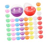 Homoyoyo 100 piezas Bolas Rellenables Transparentes para Máquina Expendedora de Almacenamiento para Chicles y Sorprender Fiestas Juguetes y