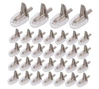 Homoyoyo 100 Piezas De Conector De Partición Kit De Pasadores De Soporte Para Estantes Clavos Para Estantes De Gabinete Clavijas De Soporte Clavijas Para De Muebles Pasadores