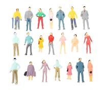 Homoyoyo 100 Piezas Figuras De Personas a Escala En Plastico Pintadas Modelismo y Decoración - Miniaturas De y Mesa De Arena y