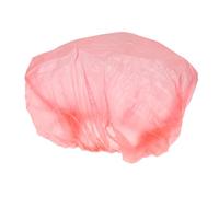 Homoyoyo 100 piezas Gorros de Ducha Desechables Rojos Unidades Prácticos y Cómodos para Protección del Cabello Accesorios de Baño para Mujeres y Salones de