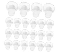 Homoyoyo 100 Piezas Partícula De Goma Anticolisión Parachoques De Puertas Anti Colisión Almohadillas para Los Pies De Los Muebles Cojines De Mesa De Patio De Polivinilo Transparente