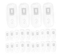 Homoyoyo 100 Puntas para Práctica de Decoración de Uñas Superficie Lisa y Material Abs, Kit para Exhibición y Consejos de Demostración en Uñas Postizas