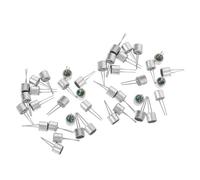 Homoyoyo 100 Unidades de Cápsulas de Micrófono Electret de Condensador Omnidireccional de Cobre con 2 Terminales para Captación de Micrófono en Transmisiones Directas y Grabación