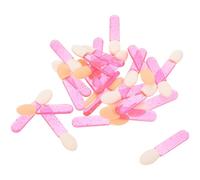 Homoyoyo 100 Unidades Mini Eyeshadow Wand Small Makeup Brushes For Eye And Lip Application Lightweight Compact Cosmetic Applicators For Travel And Daily Use