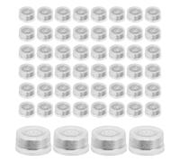Homoyoyo 100 Unidades Rodamientos de Bolas Giratorios para Manualidades, Base Transparente para Molino de Viento, Mini Cojinetes Giratorios de Bricolaje, Accesorios para Joyería y Adornos,