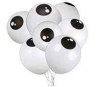 Homoyoyo 100piezas Globos De Halloween De Látex Diseño De Decoración Escalofriante De Halloween Para Paredes Ventanas y Puertas