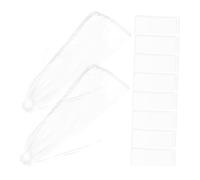 Homoyoyo 10piezas Bolsas de Organza Transparente para Obsequio de Vino para Envolver Botellas de Vino Tinto Ocasiones Especiales