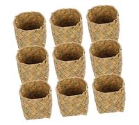 Homoyoyo 10piezas Caja De Dulces Estuche Para Dulces Portátil Caja Para Envolver Color Natural