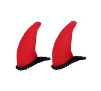 Homoyoyo 10piezas Diablillos Rojos Horquillas Para Cabello Accesorios De Halloween Adultos