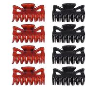 Homoyoyo 10piezas Pinzas Para Coletas Duraderas Unids Pinza De Mandíbula Simple Accesorios De Cabello Para Mujeres y Niñas