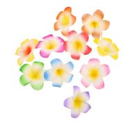 Homoyoyo 10piezas Simulación De Horquilla De Plumeria Pinzas Cabello Hawaianas Pinzas Cabello Flores Artificiales Para Fiestas De Playa Bodas Vacaciones Estilo Tropical Isleño