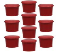 Homoyoyo 10piezas Tapón de Vino Silicona Reutilizable para Botella de Vino Cerveza y Condimentos Cierre Hermético para Conservar la Frescura Fácil de Limpiar para Hogar y Cocina Café Opp