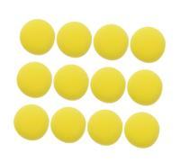 Homoyoyo 12 Esponjas para Rizos de Pelo Amarillo, Herramienta para Peinar el Cabello Que No Daña, Material de Esponja, Ahorro Mujeres y Niñas