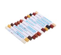 Homoyoyo 12 Piezas Bolígrafo Reparador de Arañazos para Muebles y Suelos Laminados Cera Versátil para Reparación de Daños y Grietas en Superficies de Madera