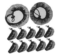 Homoyoyo 12 Piezas Invisible para Moño Elástica para Bailarinas Diseño con Cordón para Cabello para Enfermeras Niñas y Danza Organizador de Peinados Elegante y Discreto