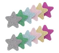 Homoyoyo 12 Piezas Limas de Uñas Purpurina Forma de Estrella Tiras Desechables para Manicura y Pedicura Mini Bloques Pulidores Navideños para Cuidado Profesional y Personal